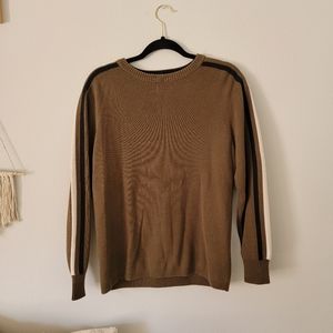 Olive Green Oscar de la Renta Sweater, Medium